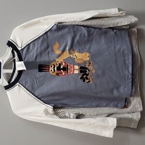 Tommy Bahama NWT 2-pack Long Sleeve Nutcracker and Stripe Design Shirts